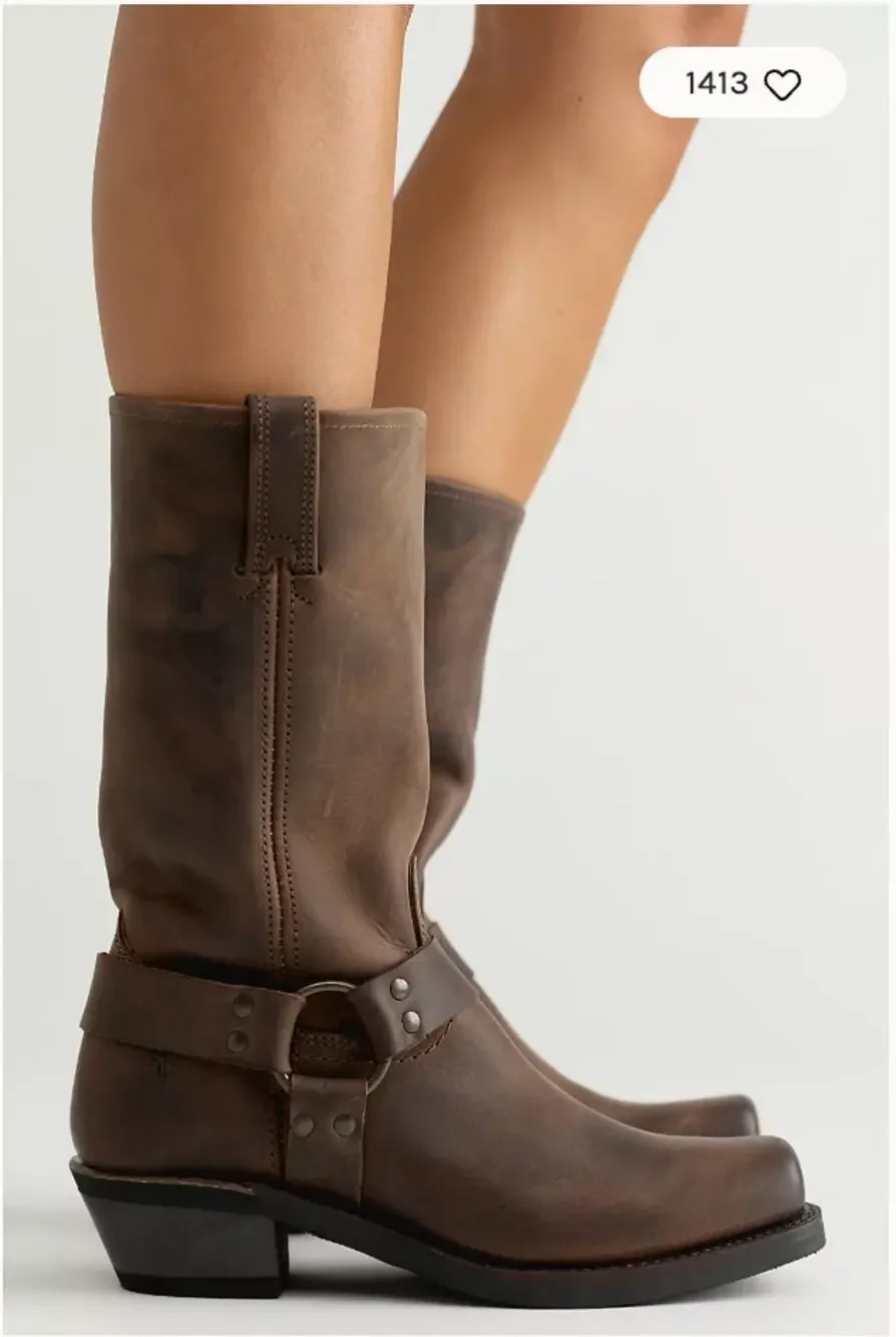 Free People Frye Harness 12R Boots 7 NEW
